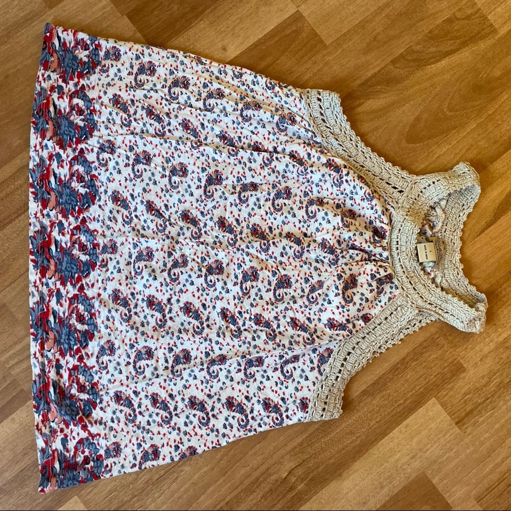 Lucky Brand: Tank with Crochet Detail
